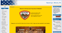 Desktop Screenshot of devon50.org