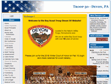 Tablet Screenshot of devon50.org